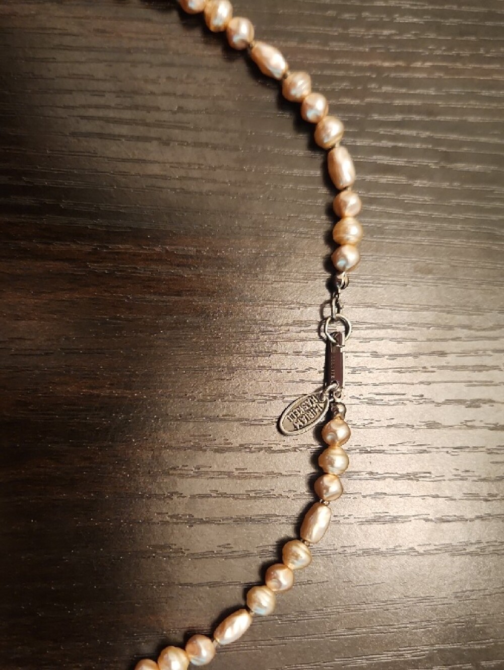 Miriam Haskell Champagne Costume Pearl Choker - Picture 5 of 6